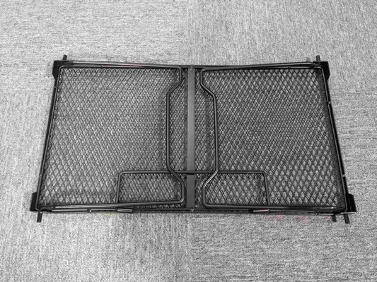 Grill à barbecue portable carré pliable à charbon de bois pour le camping