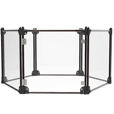 Exercice pour chiens en intérieur PlayPen Panneaux de clôture métalliques portables pour chiens énergiques