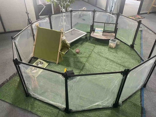 Cage de clôture à boutons Portable en acier inoxydable