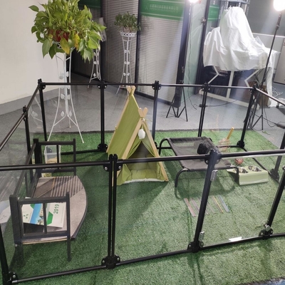 Cage de clôture à boutons Portable en acier inoxydable