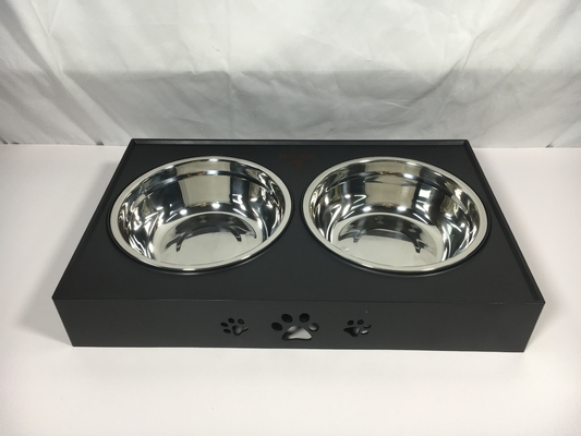 Alimentation pour animaux de compagnie à hauteur réglable Bouteilles d'eau Alimentation pour animaux de compagnie surélevée pour chiens chats Petits animaux