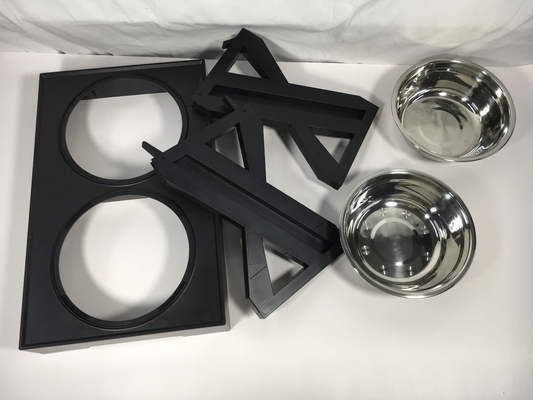 Alimentation pour animaux de compagnie à hauteur réglable Bouteilles d'eau Alimentation pour animaux de compagnie surélevée pour chiens chats Petits animaux