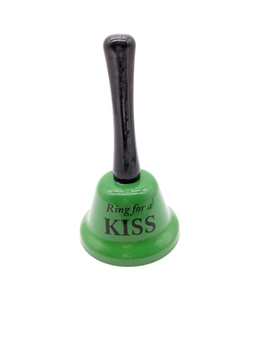 120g Logo personnalisé Poignée de bureau Bell Kiss Call Bell Cute Party Toy Ring pour la cloche à main