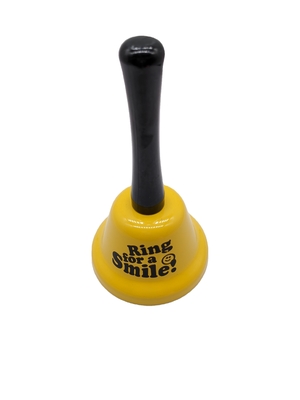 120g Logo personnalisé Poignée de bureau Bell Kiss Call Bell Cute Party Toy Ring pour la cloche à main