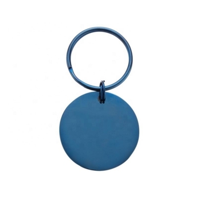 Tag personnalisé en acier inoxydable cercle gravé collier de nom pour chien cadeau chat