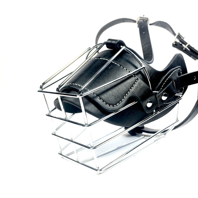 Corbeille en cuir réglable pour chien, museau à écorce douce, taille personnalisée