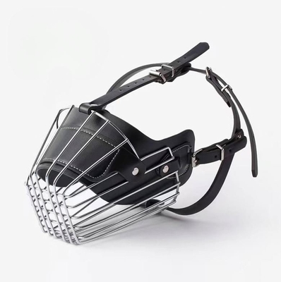 Corbeille en cuir réglable pour chien, museau à écorce douce, taille personnalisée