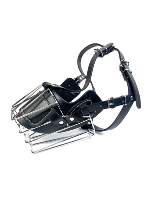 Corbeille en cuir réglable pour chien, museau à écorce douce, taille personnalisée