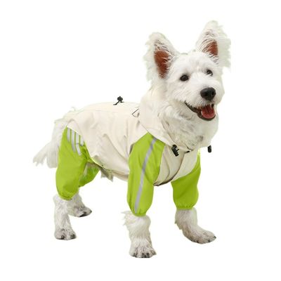 Vêtements pour animaux de compagnie imperméable à l'eau manteau de pluie animal modèle petite taille pour chiens été/printemps