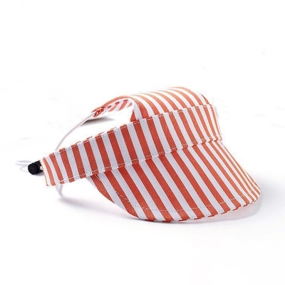 Un bonnet pour chien à l'extérieur avec trous pour les oreilles
