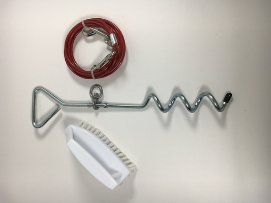 Corde de traction pour animaux de compagnie fixant la pile avec un pinceau et une corde de fil de 5 mmx3 m Shanghai / port de Nanjing