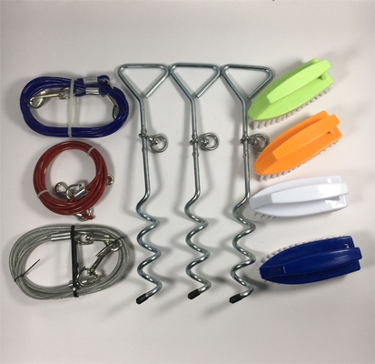 Corde de traction pour animaux de compagnie fixant la pile avec un pinceau et une corde de fil de 5 mmx3 m Shanghai / port de Nanjing