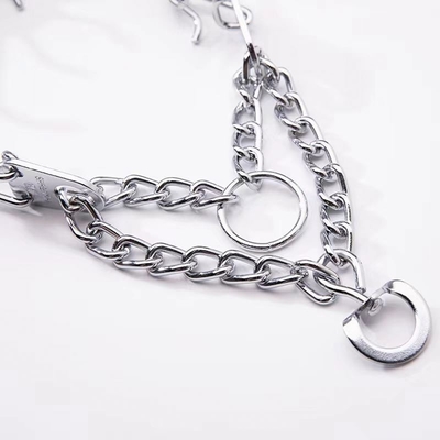 Taille client Collier d'entraînement classique en acier inoxydable détachable
