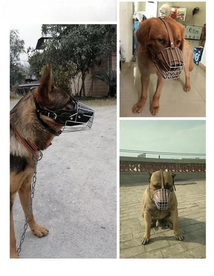 Des sangles réglables, douces, respirantes, une bouche sûre pour chien, pour gros chiens.