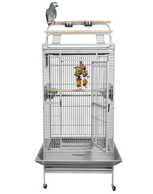 Cage de perroquet en acier métallique résistant à l'usure de grande taille