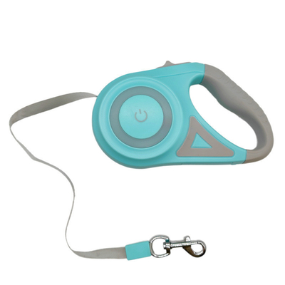 Leash automatique pour animaux de compagnie Leash rétractable pour chiens avec lumière LED réglable et durable