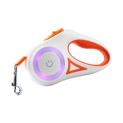 Leash automatique pour animaux de compagnie Leash rétractable pour chiens avec lumière LED réglable et durable