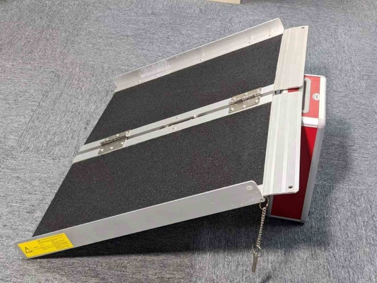 Rampe pour fauteuil roulant en aluminium de 2 à 8 pieds rampe pliable antidérapante pour porte-porte portable