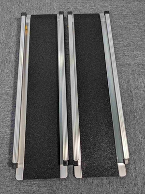Rampe pour fauteuil roulant en aluminium de 2 à 8 pieds rampe pliable antidérapante pour porte-porte portable