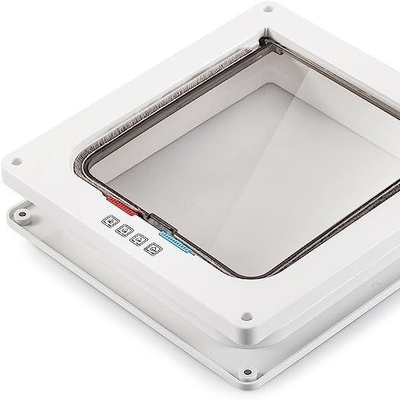 Facile d'accès Porte pour animaux de compagnie pour les chats à l'intérieur et à l'extérieur Options ALT-FBB-298 en brun et blanc