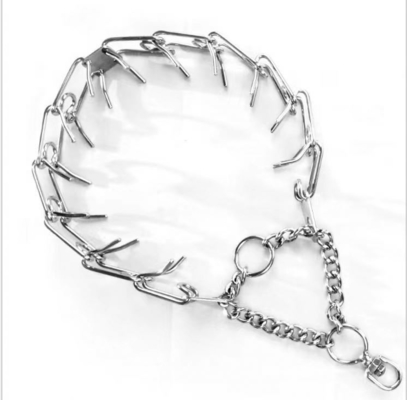 Chaîne de formation pour animaux de compagnie en acier inoxydable Collier de chien pour une formation efficace du chien