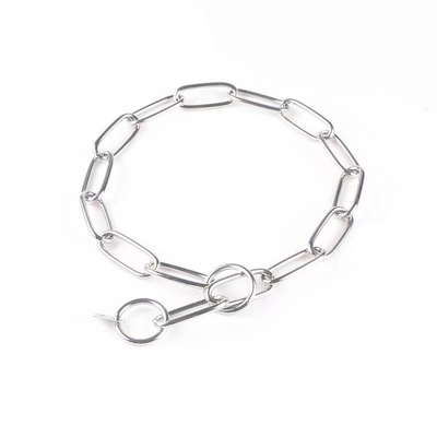 Collier de chien en acier inoxydable à motifs animaux pour une corde de traction à l' épreuve des morsures personnalisée