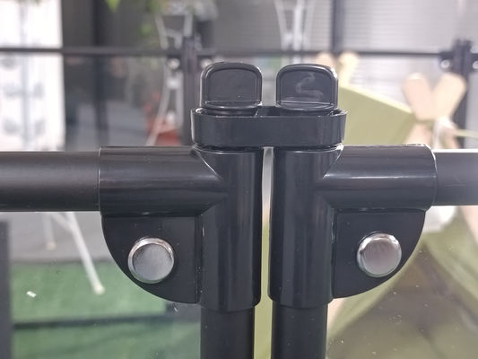 Plateau de jeu pour animaux de compagnie amovible en aluminium acrylique carré pour la maison de chenil de chat transparente