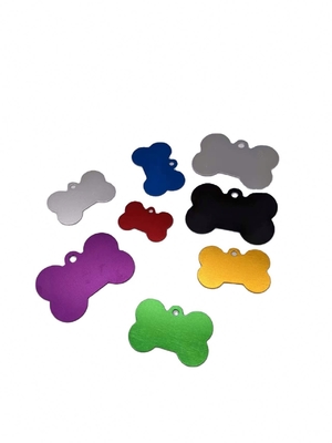 Pet ID Tag chien avec collier en aluminium de sublimation de la saison de printemps Collier personnalisé