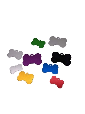 Pet ID Tag chien avec collier en aluminium de sublimation de la saison de printemps Collier personnalisé