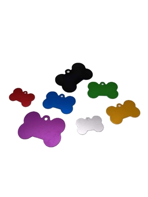 Pet ID Tag chien avec collier en aluminium de sublimation de la saison de printemps Collier personnalisé