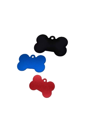 Pet ID Tag chien avec collier en aluminium de sublimation de la saison de printemps Collier personnalisé