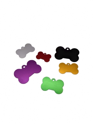Pet ID Tag chien avec collier en aluminium de sublimation de la saison de printemps Collier personnalisé