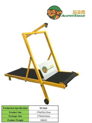 Tapis de course pour chien réglable en acier pour l'exercice canin Équipement d'agilité en fer coloré