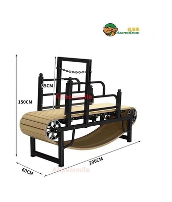 175cm*52cm*130cm/200cm*58cm*150cm tapis roulant manuel pour gros chiens équipement d'agilité