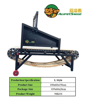 Super léger tapis roulant métallique avec roue avant réglable durable et facile
