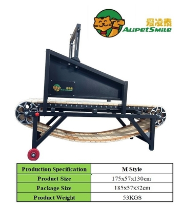Super léger tapis roulant métallique avec roue avant réglable durable et facile