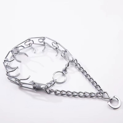 Chaîne de collier de chien en acier inoxydable avec finition anodisée et sablé