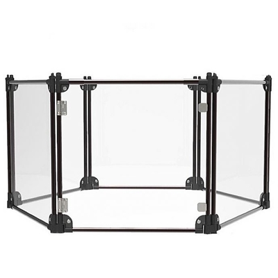 Fermeture à clôture pour animaux de compagnie quadrée transparente pliable Facile à assembler et de taille personnalisée pour les chiens