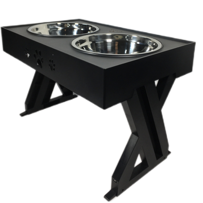 Table de levage pour animaux de compagnie Cuve à aliments en acier inoxydable Cuve à chat Cuve pliante Cuve réglable pour chien