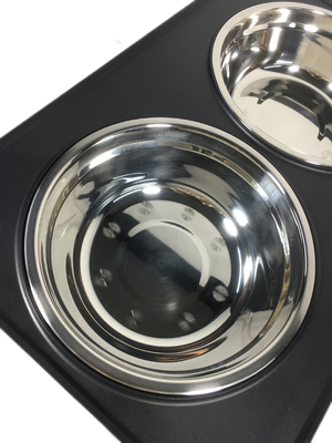 Table de levage pour animaux de compagnie Cuve à aliments en acier inoxydable Cuve à chat Cuve pliante Cuve réglable pour chien