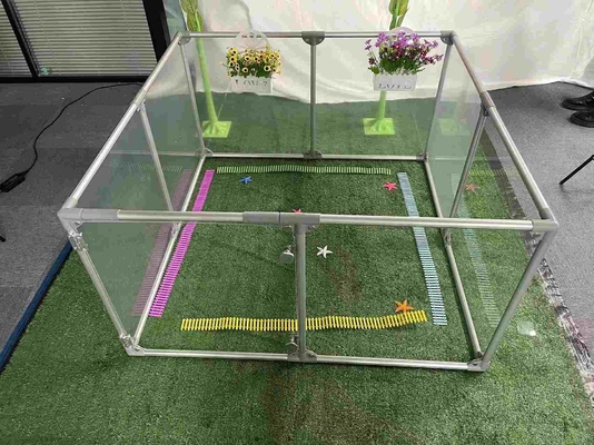 Cage de clôture de jardin d'enfants portable résistante et légère avec logo personnalisé