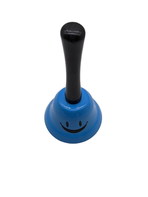 Cloche d'école avec poignée en métal Matériau plastique appelant d'autres occasions de couleur multiple