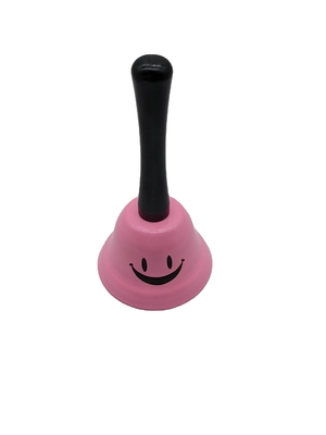 Cloche d'école avec poignée en métal Matériau plastique appelant d'autres occasions de couleur multiple