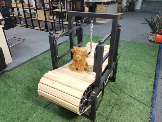 Matériaux de papier en acier et en bois tapis roulant pour chiens sans moteur pour poids SAP personnalisé à Nanjing