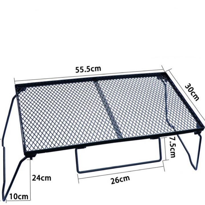 Type d'installation Grille à charbon de bois de type debout Grille de barbecue portable Table de camping pliable