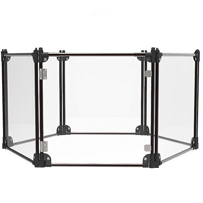 Exercice pour chiens en intérieur PlayPen Panneaux de clôture métalliques portables pour chiens énergiques