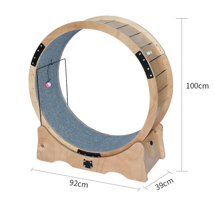 Cadre d'escalade de chat en carton fibreux tapis roulant pour chat exercice silencieux jouet de course pour chats