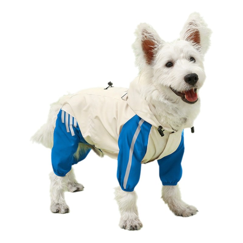 Vêtements pour animaux de compagnie imperméable à l'eau manteau de pluie animal modèle petite taille pour chiens été/printemps