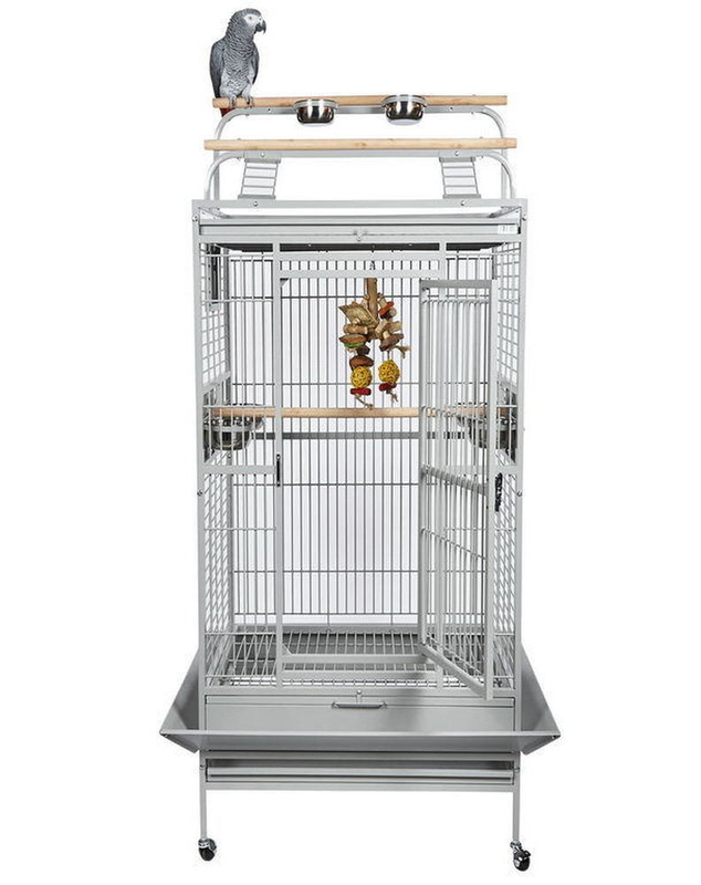 Cage d'oiseau métallique carrée pour les grands perroquets 40 HQ Chargement 168 Ensembles d'élevage d'oiseaux