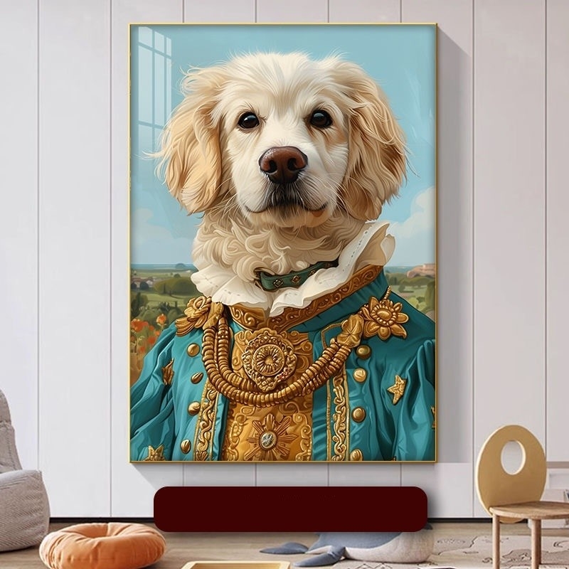 Portrait d'animaux de compagnie en alliage d'aluminium personnalisé Cadre pour animaux de compagnie décoratif